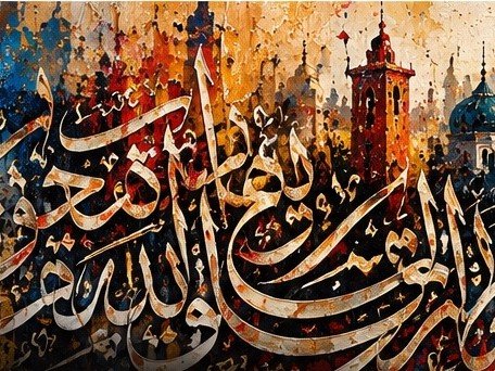 Arabic calligraphy art